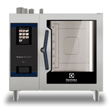 SkyLine PremiumS : Four mixte gaz à chaudière, écran tactile, 6 GN1/1, 3 mode de cuisson (automatique, programme, manuel), nettoyage automatique